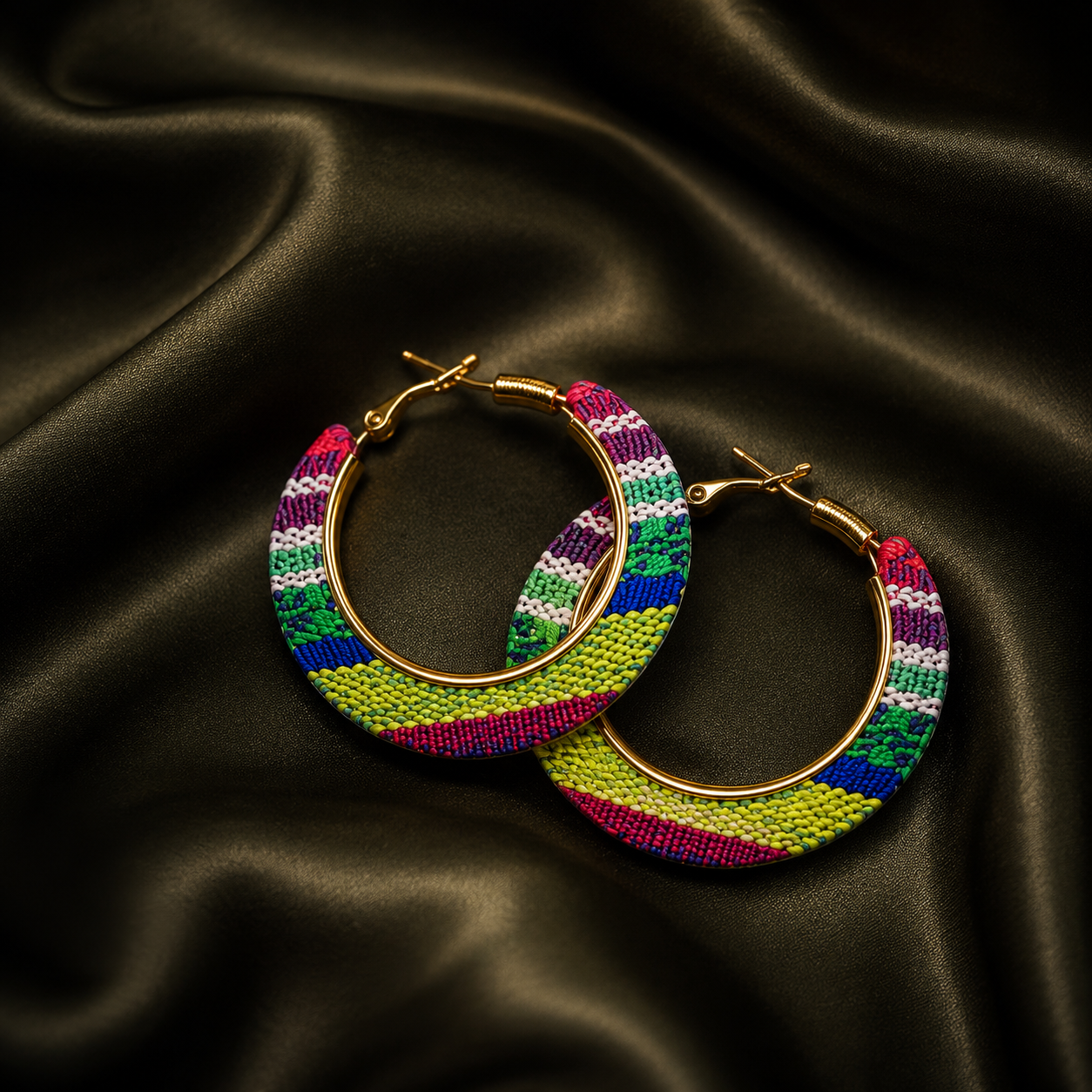 Boho Hoop Statement Earrings