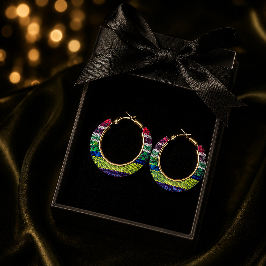 Boho Hoop Statement Earrings
