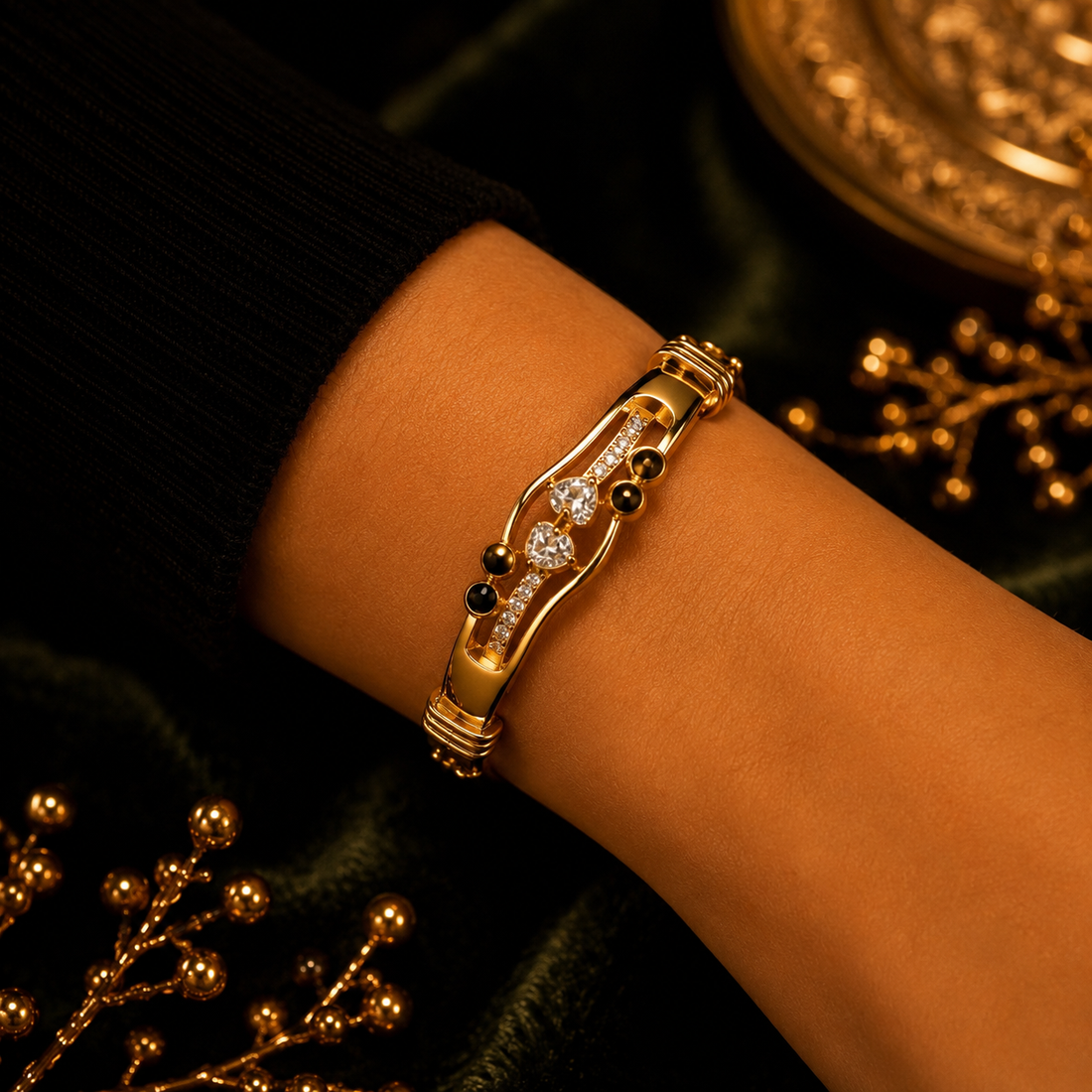Luxury Crystal Heart Bracelet