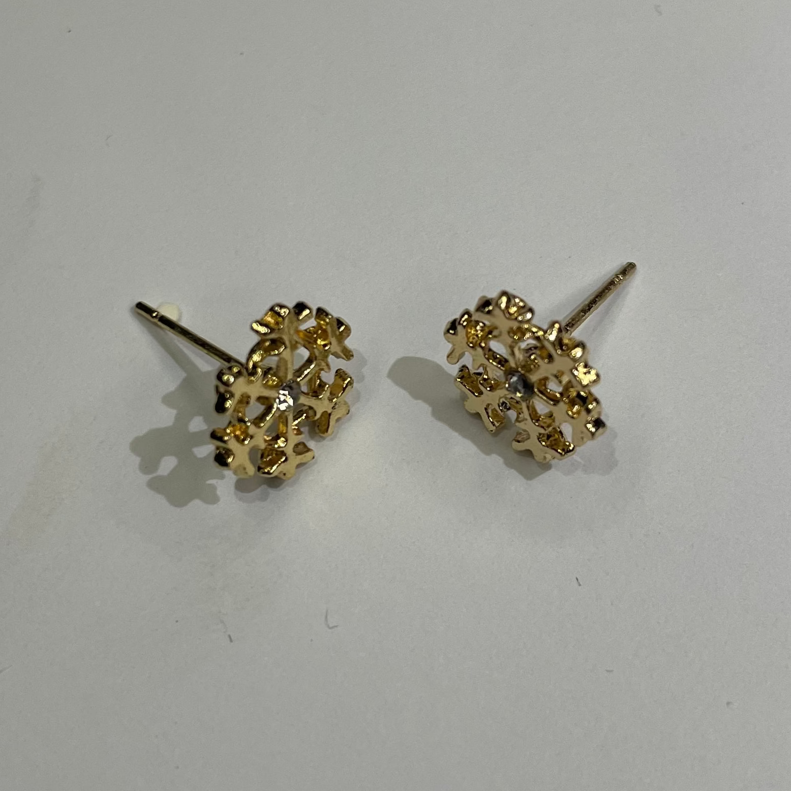 Luxury Snowflake Stud Earrings
