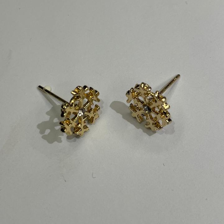 Luxury Snowflake Stud Earrings