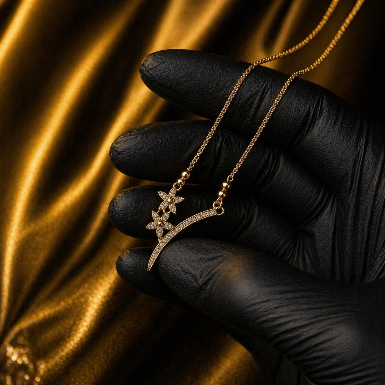 Luxury Butterfly Curve Pendant Necklace